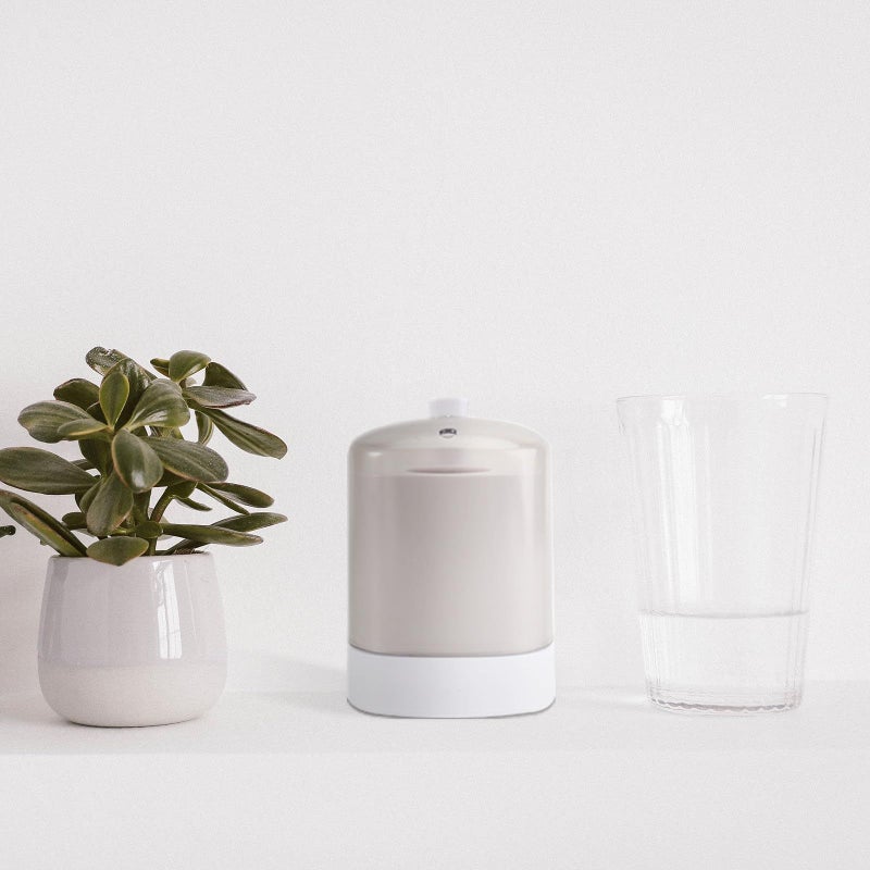 White Plastic Toothpick Holder With Semi Automatic Dispenser For Kitchen Home And Restaurant - Image 4