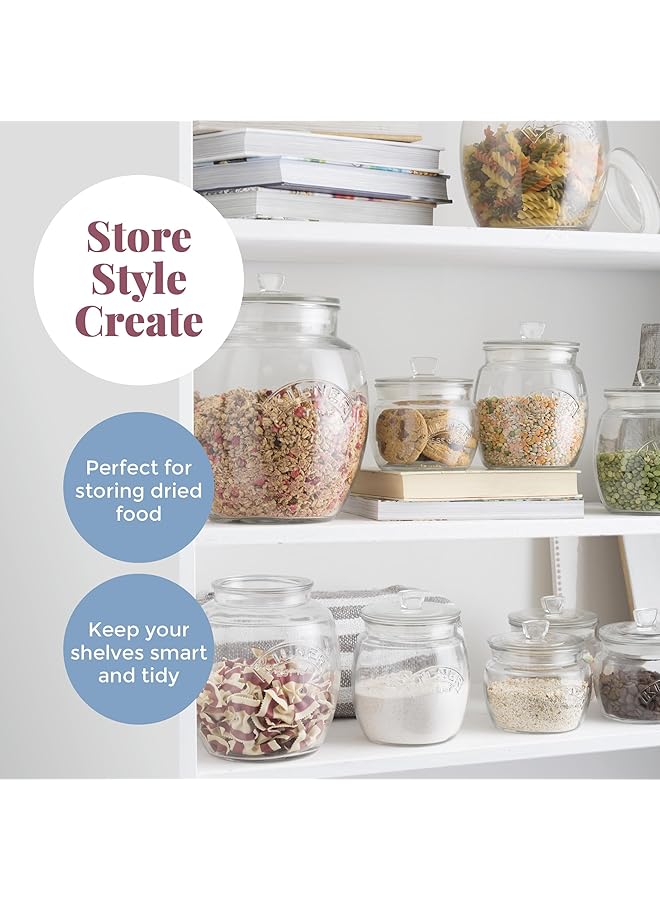 Kilner Universal Push Top Storage Jar 4L - Image 4