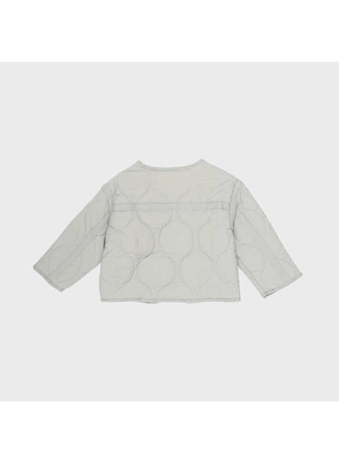 Zara Korean-style Kids' Casual Solid Color Minimalist Warm Comfortable Snap Button Cotton Jacket (pattern Random) - Image 3