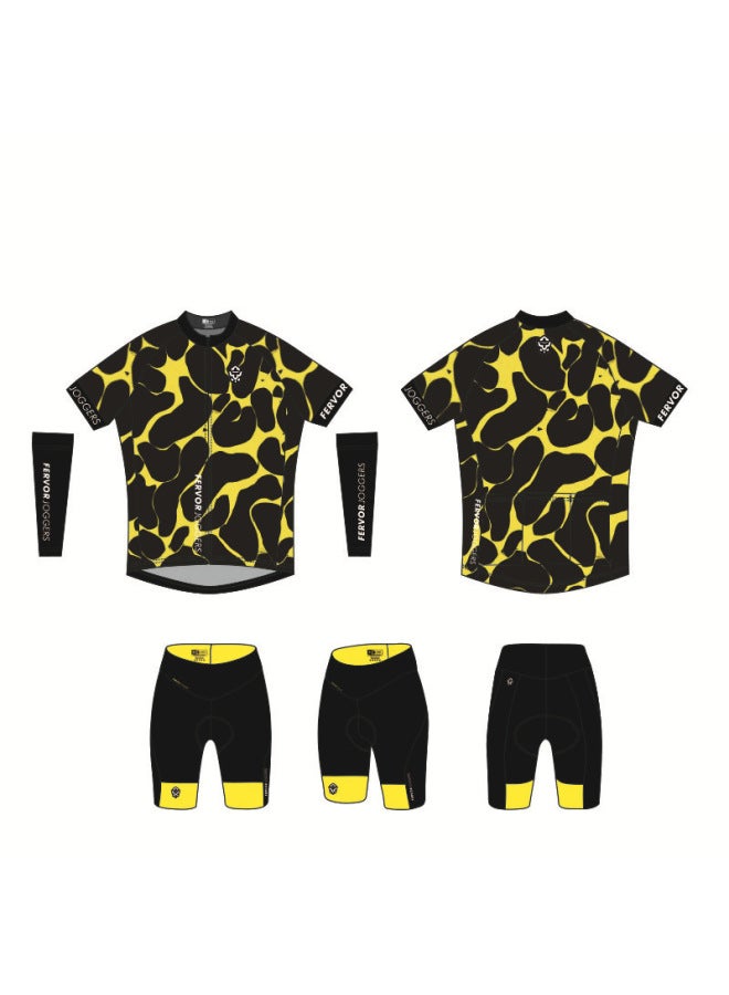 Mid-to-high-end Cycling Clothing Customized For Summer, Lightweight, Uv-resistant, Moisture-wicking, Quick-drying Cycling Clothing And Pants Designed With Short Sleeves