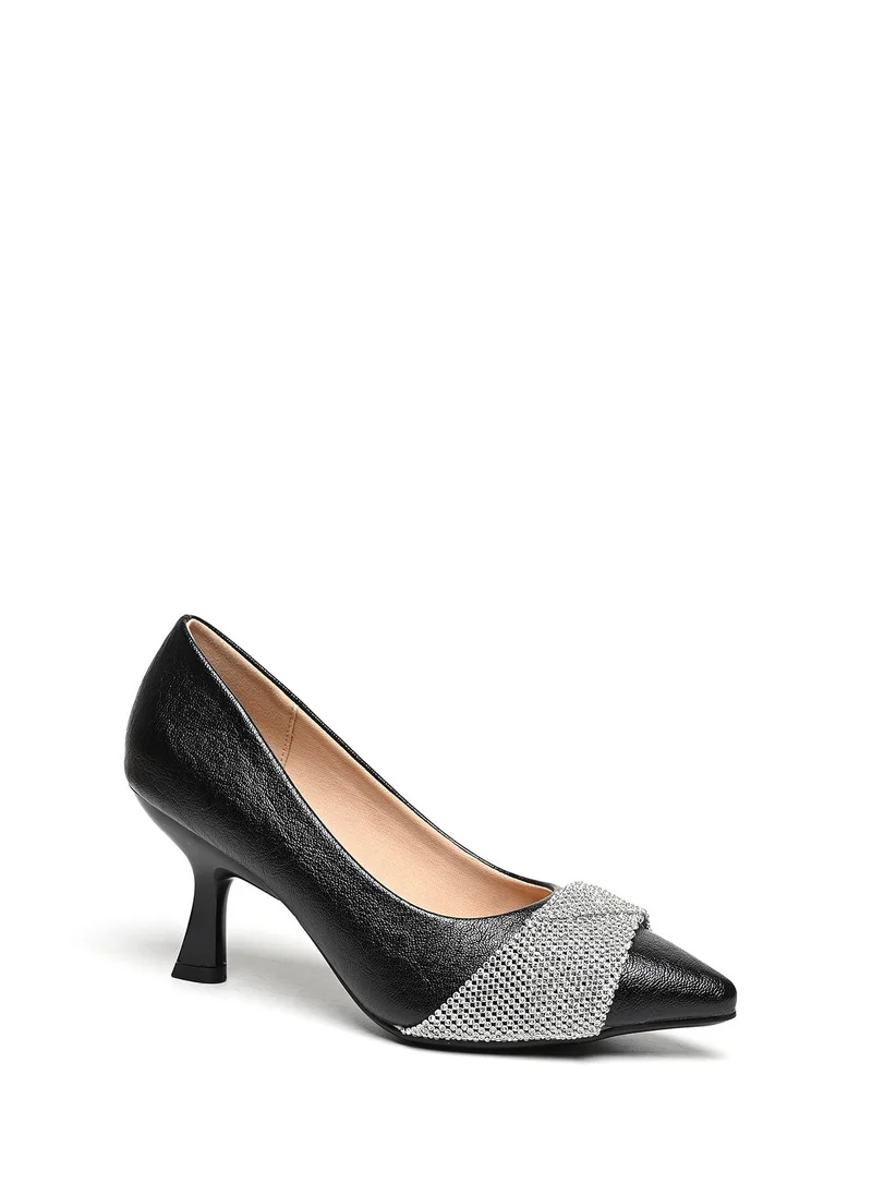 كابلي Womens Heeled Pumps Slip-ons