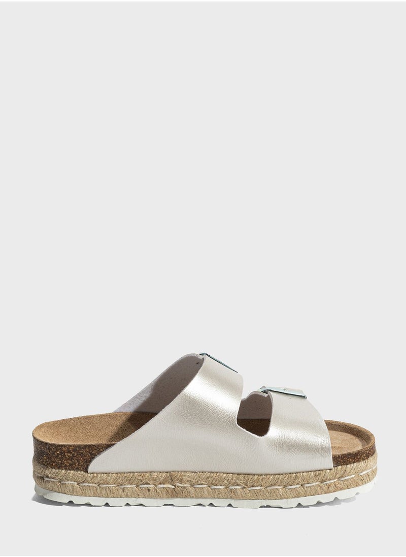 BAYTON Silvia Double Strap Platform Sandals  - Image 2