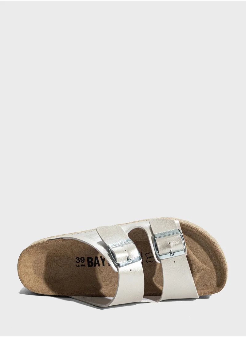 BAYTON Silvia Double Strap Platform Sandals