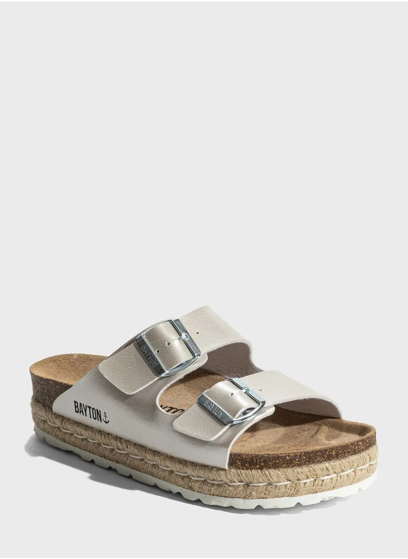 بيتون Silvia Double Strap Platform Sandals