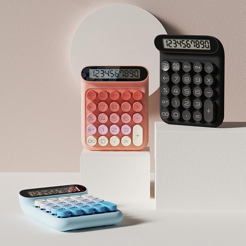 Shock Mechanical Calculator ABS Build Long Comfort Tactiles Response Clear Screen Office Equipment Portable Office Calculator - Image 2