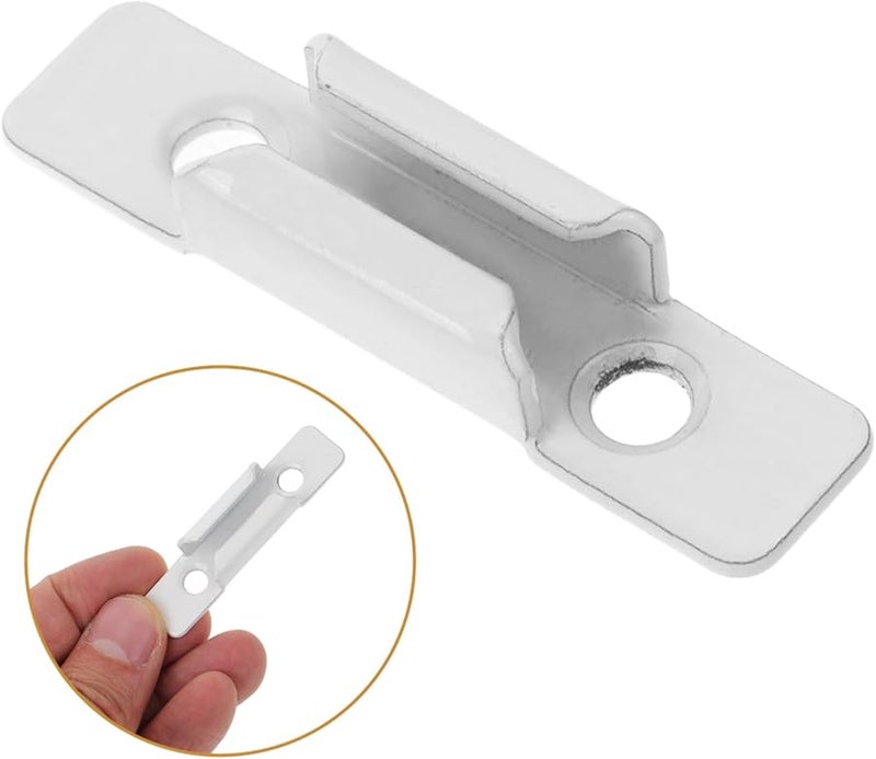 White Zinc Alloy Window Lock Sash Latch Sliding Security Lock Strike Keeper Replacement - Image 4