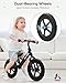 KRIDDO Toddler Balance Bike 2 Year Old Kids Balance Bike for 25 Years Old Dual Bearing for Smoother Riding Adorable Plate Adjustable Seat and Handlebar Toddler Bike Gifts Age 23 Black - Image 4