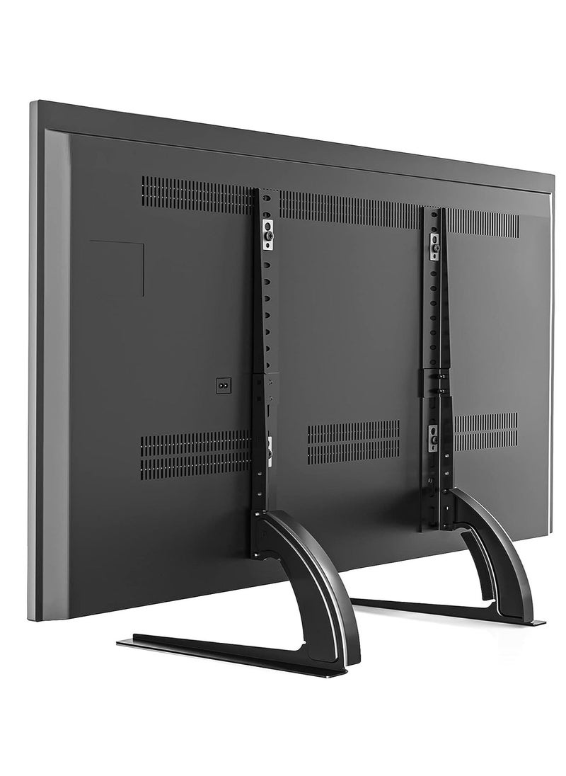 ELTRAZONE - 5Rcom TV Stand Mount, Universal TV Stand Tabletop for 22 to 65 inch Plasma LCD LED Flat Screen TVs, TV Legs, Holds up to 88lbs, Max VESA 800 x 500mm, Height Adjustable TV Base, TV Stand - Image 1