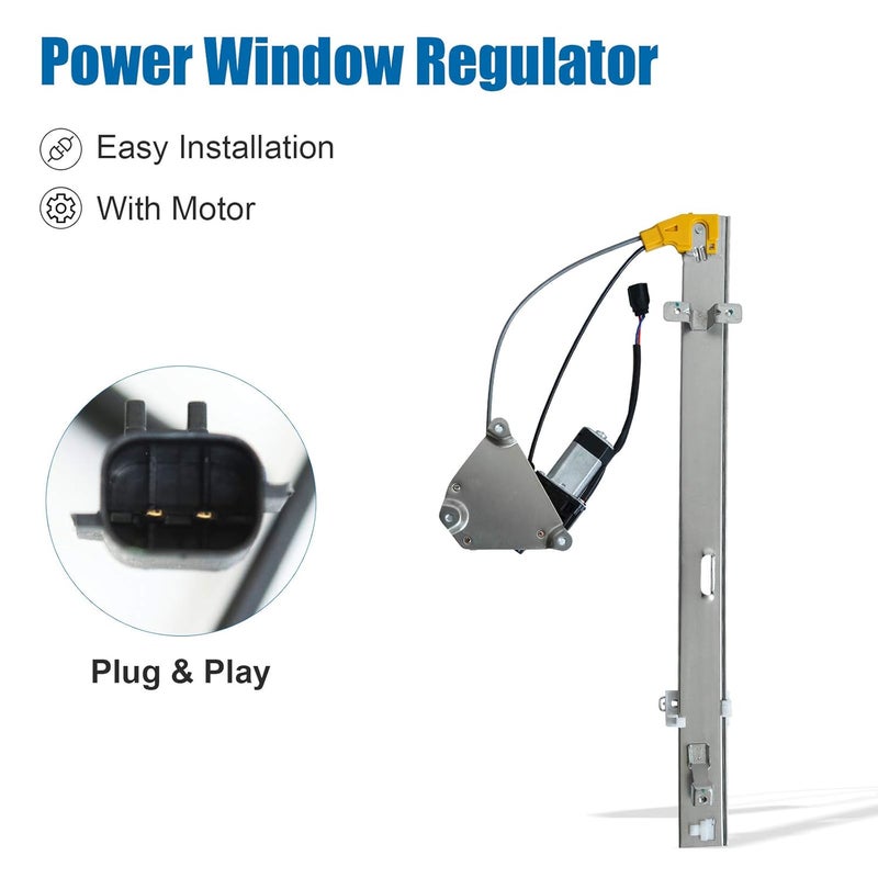 MOJTBE 748-568 Power Window Regulator and Motor Assembly for Jeep Liberty 2003-2005 - Image 5