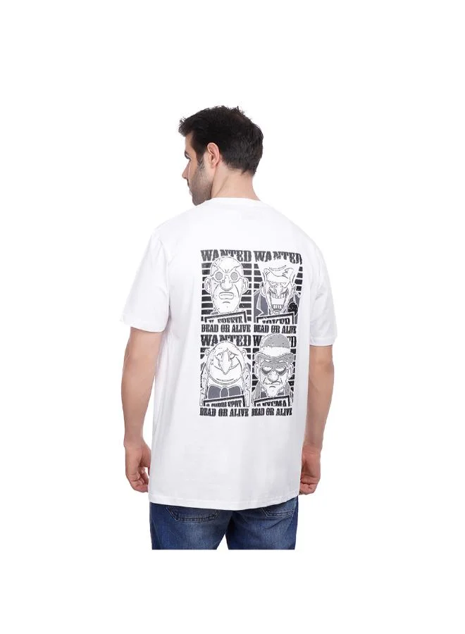 Coup Coup Men Casual Single Jersey T-Shirt 1000826 3XS - White