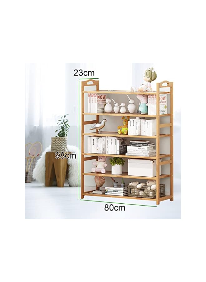 Zaboon رف أحذية 6 طبقات منظم تخزين أحذية مع مقبض محمول خزانة أحذية قائمة بذاتها كبيرة موفرة للمساحة برج أحذية قابلة للتعديل لمدخل المنزل أو الممر أو خزانة الملابس أو باب غرفة النوم - Image 4