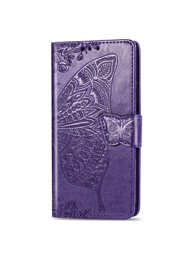 S-TOP Butterfly Love Flowers Embossing Horizontal Flip Leather Case For Huawei Honor 20 with Holder & Card Slots & Wallet & Lanyard - Image 4