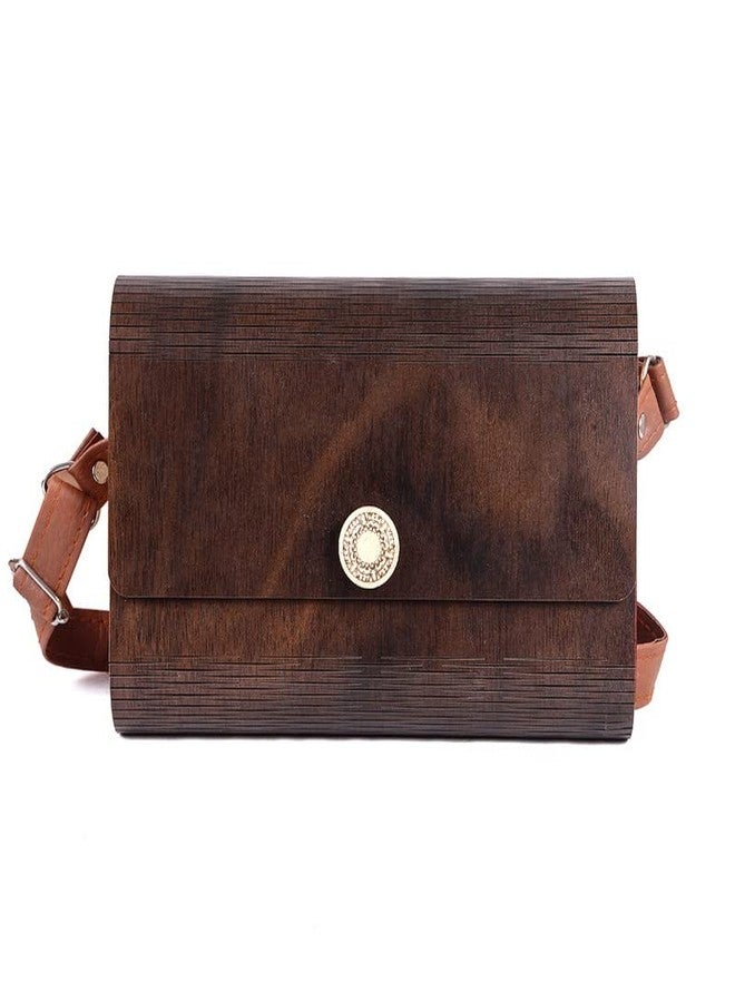CrazyInk Women's Handcrafted Wooden Light Weight Unique Purse Handbag (PURSE 375) - Image 5
