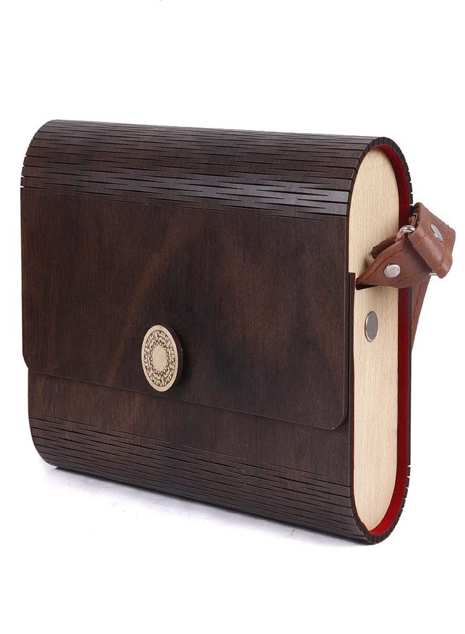 CrazyInk Women's Handcrafted Wooden Light Weight Unique Purse Handbag (PURSE 375) - Image 1