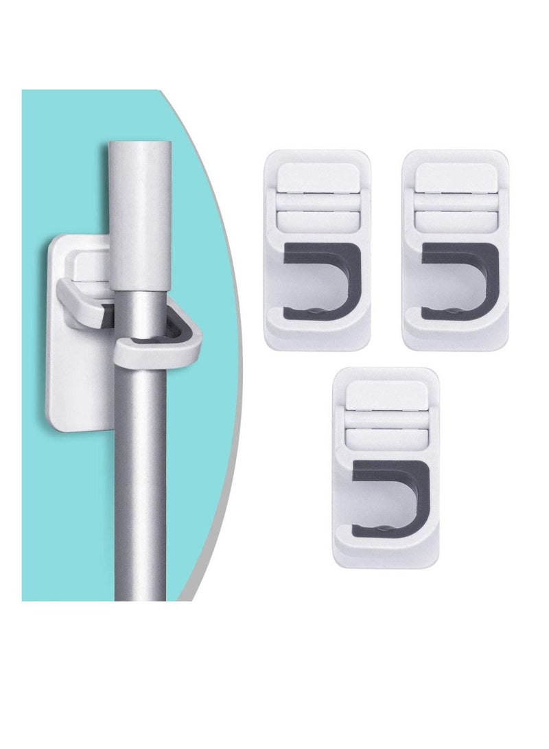 Y&D Broom Holder, Mop 3PCS Self Adhesive No Drilling Super Anti-Slip Dustpan Hanger for Home, Kitchen, Garden, Garage Storage, Organization Your Kitchen Wardro - Image 1