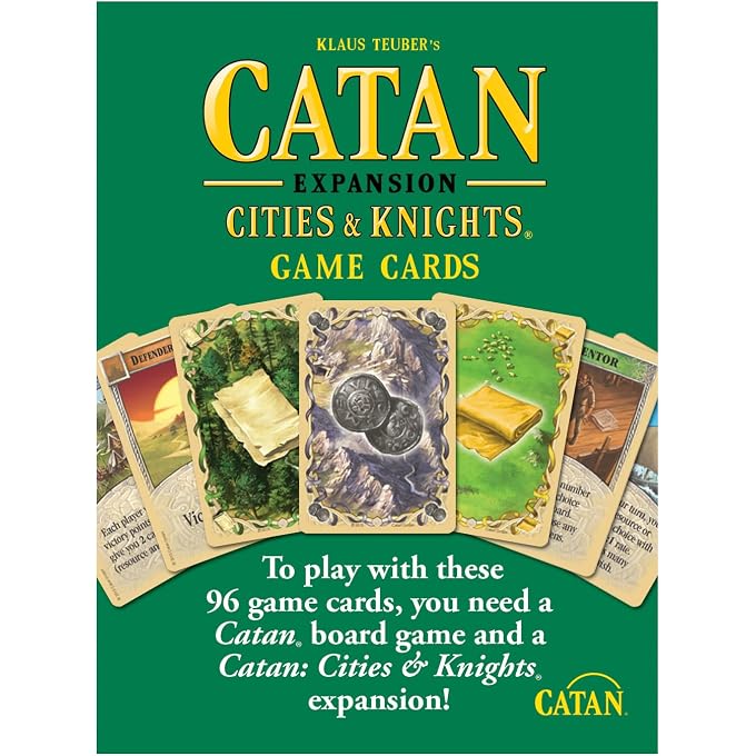 Catan Cities & Knights Replacement Game Cards - Complete Set of 95 Game Cards for The Cities & Knights Board Game Expansion (Sold Separately), Board Game Accessories Made Studio - Image 2