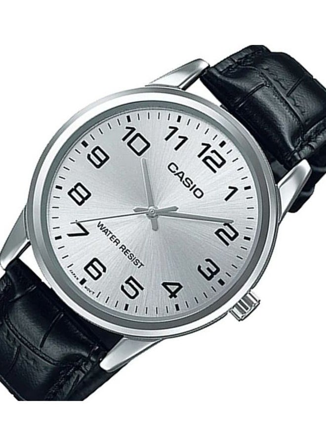 CASIO Men Water Resistant Analog Watch MTP-V001L-7B - 45 mm - Black - Image 4