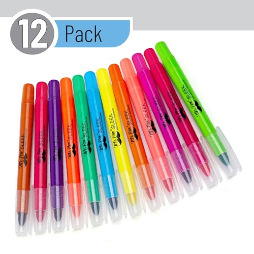 Mr. Pen- Gel Highlighters, Fluorescent Bible Highlighter, Pack of 12, No Bleed Highlighter, Highlighters Assorted Color, Bible Journaling Supplies - Image 2