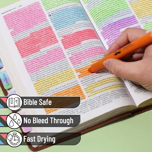 Mr. Pen- Gel Highlighters, Fluorescent Bible Highlighter, Pack of 12, No Bleed Highlighter, Highlighters Assorted Color, Bible Journaling Supplies - Image 4