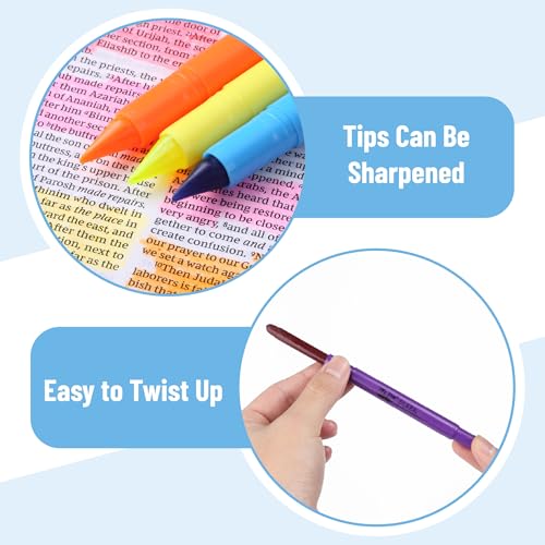 Mr. Pen- Gel Highlighters, Fluorescent Bible Highlighter, Pack of 12, No Bleed Highlighter, Highlighters Assorted Color, Bible Journaling Supplies - Image 3
