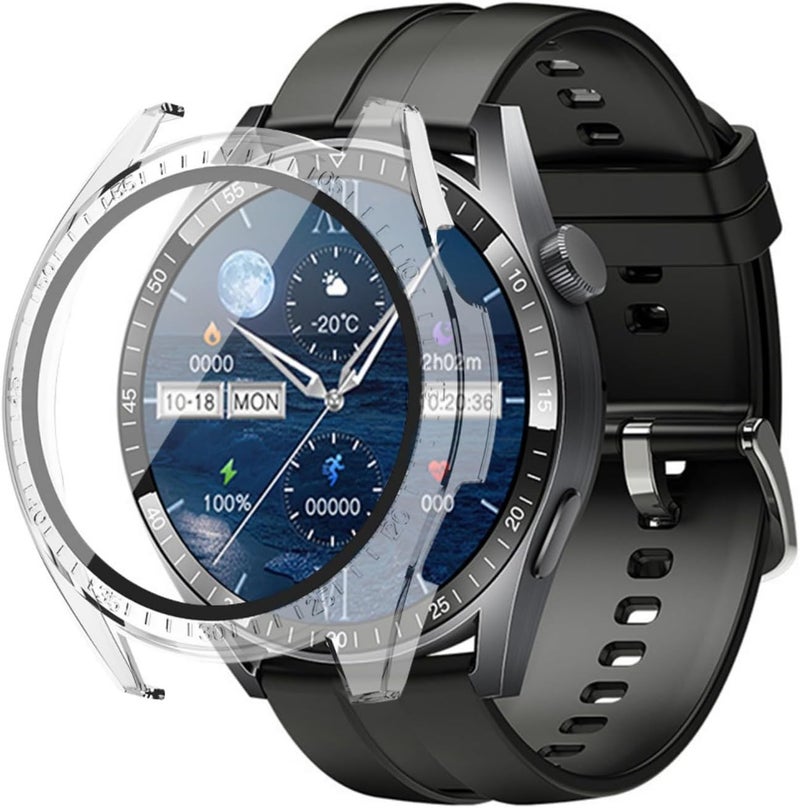Smartwatch Screen Protector PC Case Shell with Glass Film for GT8 Scratchproof Protective Covers Watch Shell - Image 2