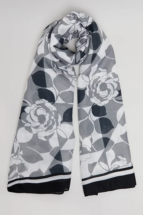 أر أند بي Floral Print Scarf