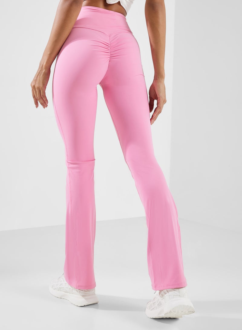 فورورد بنطلون واسع بخصر مرتفع وتصميم نحت - Image 2