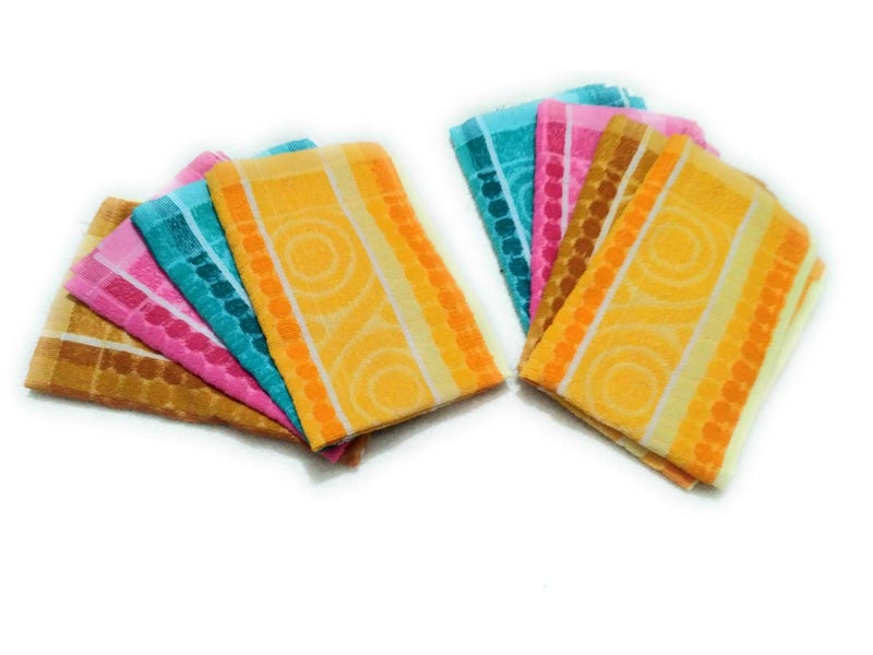 Cotton Colors Cotton Colors 300 GSM 8 Piece Cotton Hand Towel Set - Multicolor_D32  - Image 1