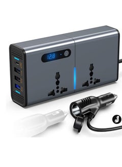 JAJEEK "New 200W Car Inverter with LED Display – USB & Type-C Charging Convenience"  - Image 1