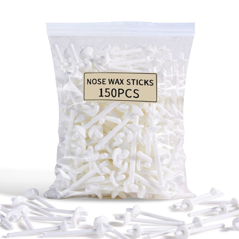 Charmonic 150 Pcs Wax Sticks, Nose Wax Kit Accessories, Waxing Sticks for Nostril Nasal Cleaning Ear Face Eyebrows Hair Removal for Men Women - Image 1