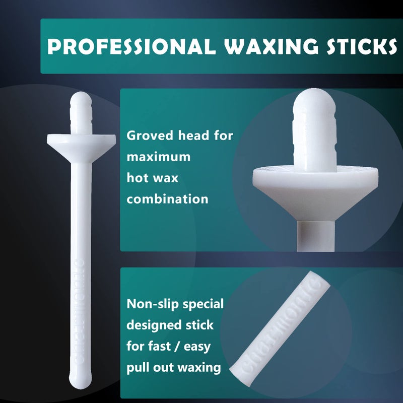 Charmonic 150 Pcs Wax Sticks, Nose Wax Kit Accessories, Waxing Sticks for Nostril Nasal Cleaning Ear Face Eyebrows Hair Removal for Men Women - Image 5