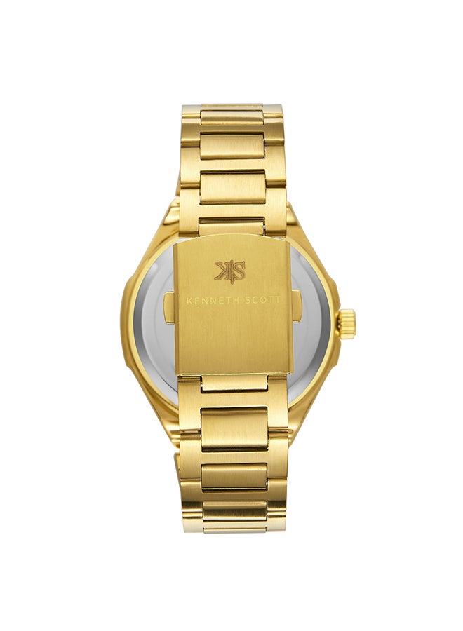 كينيث سكوت ساعة كينيث سكوت للرجال بقرص شامبانيا تناظرية - Image 3