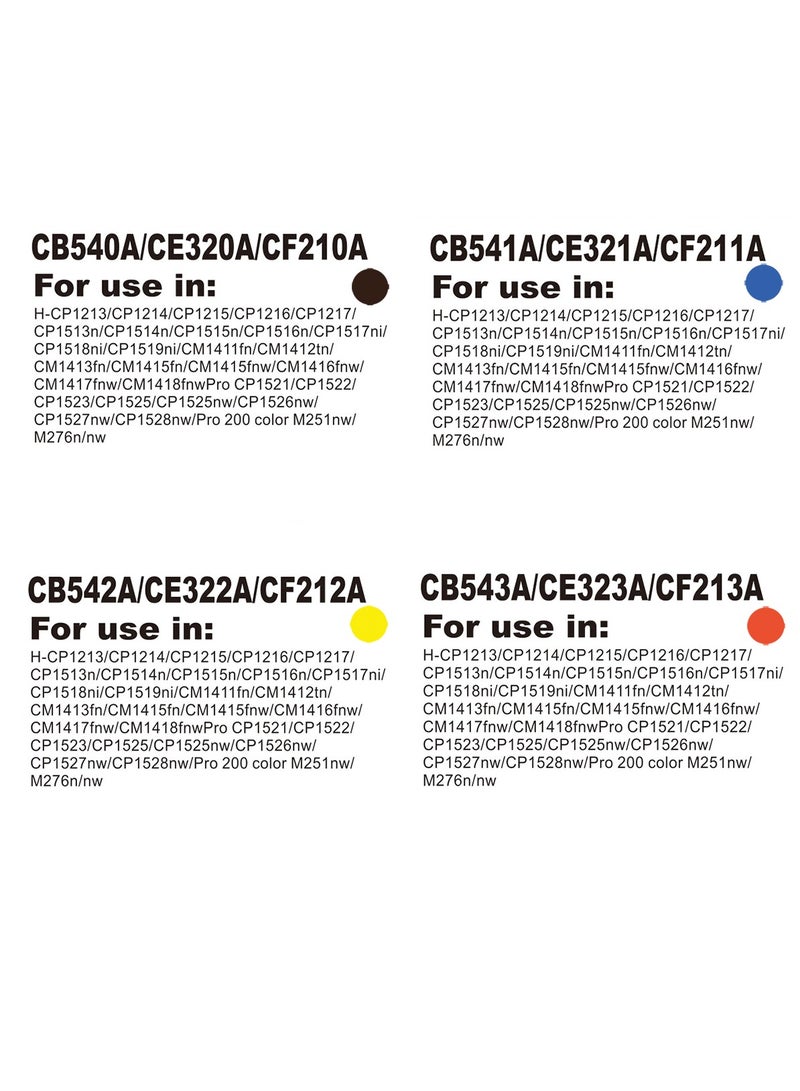 أم كيه إس حبر طابعة (131A) CF210A / CF211A /CF212A / CF213A - Image 2
