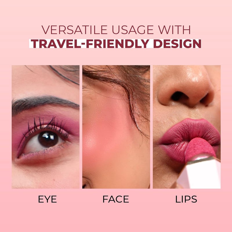 COLORS QUEEN Colors Queen Matte Liquid Blush  Highly Pigmented Liquid Blush  Smooth Texture  Long Lasting  Lightweight Blusher for Face Eye  Lips with Sponge Tip Applicator 02  Love 65g - Image 4