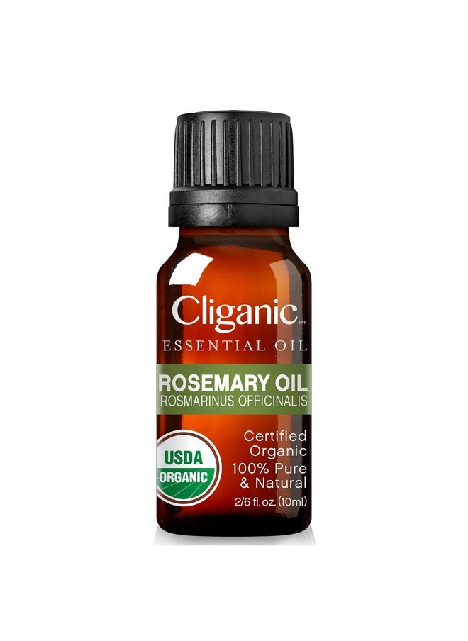 Cliganic - Organic Rosemary Essential Oil, 100% Pure Natural, For Hair, Skin, Aromatherapy | Non-Gmo Verified - Image 1