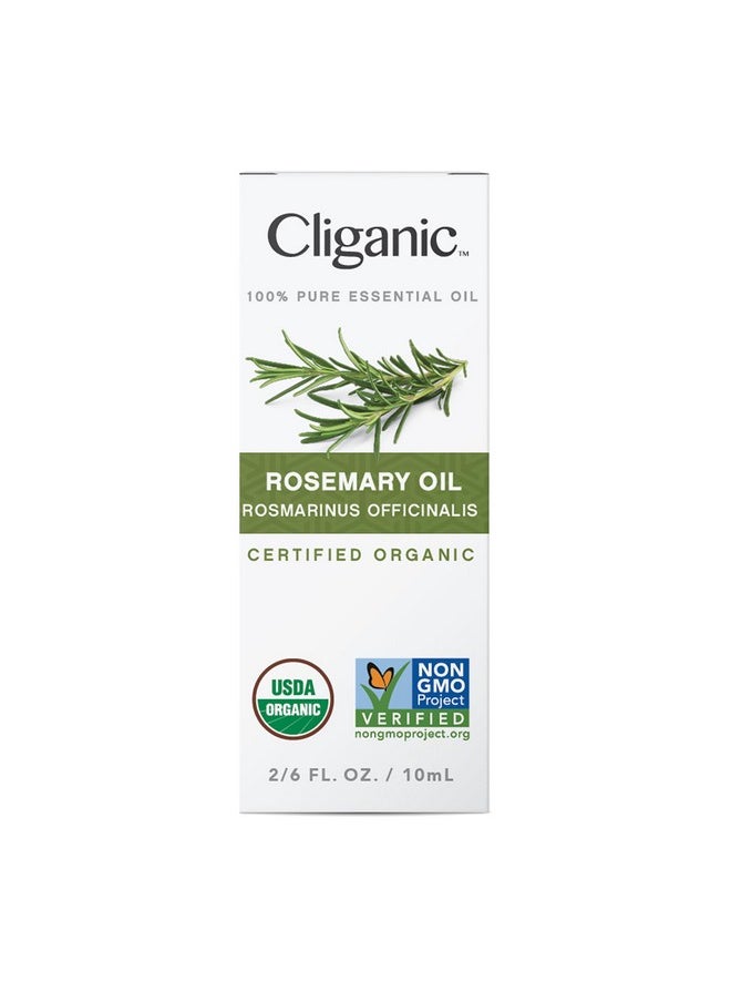 Cliganic - Organic Rosemary Essential Oil, 100% Pure Natural, For Hair, Skin, Aromatherapy | Non-Gmo Verified - Image 1