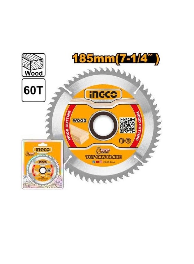 إنجكو شفرة منشار TCT من INGCO مقاس 185 مم – TSB118513 - Image 2