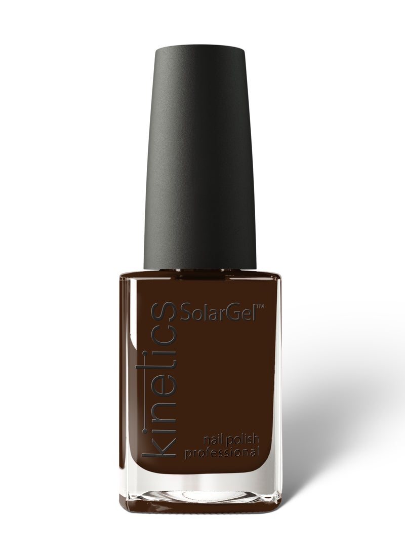 KINETICS SOLARGEL PROFESSIONAL NAIL POLISH 15 ML | #628 ESPRESSO  - Image 1