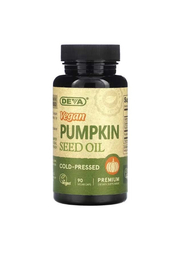 Deva Vegan Pumpkin Seed Oil 90 Vegan Caps - Image 1
