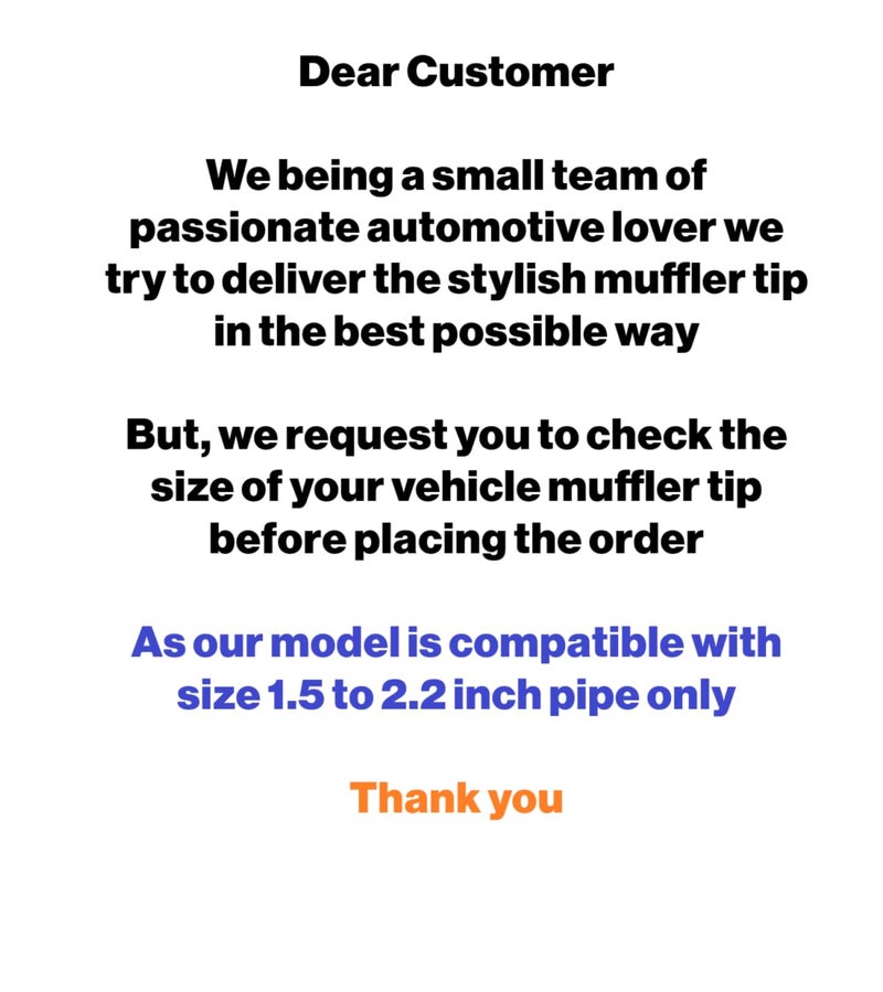 Dartler Car Exhaust Tail Muffler Tip Show Pipe 60mm, Curved Oval, Stainless Steel Universal Fit (Black, Black bent) - Image 5