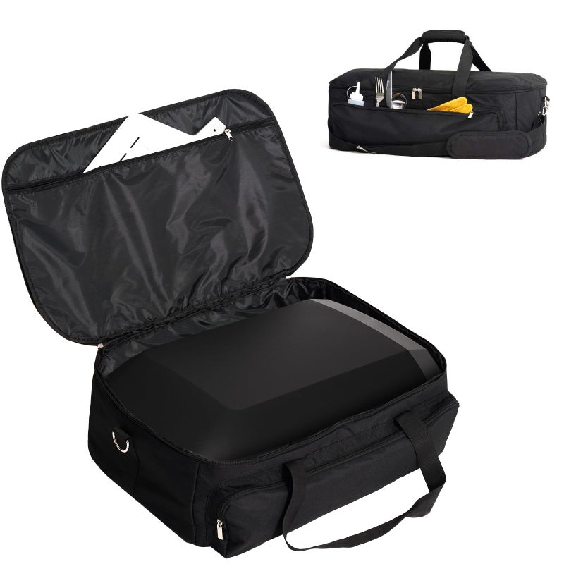 NOELIFE Carry Bag for Ooni Volt 12 Electric Pizza Oven Portable Carrying Case with PE Foam Lining for Ooni Volt Accessories Builtin Pockets Suitable for Indoor Outdoor Use Bag Only - Image 2