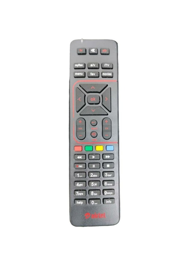 Airtel - Remote for Airtel Digital Set Top Box with Recording Feature, Airtel DTH Remote (Pairing Required with TV Remote) - Image 1