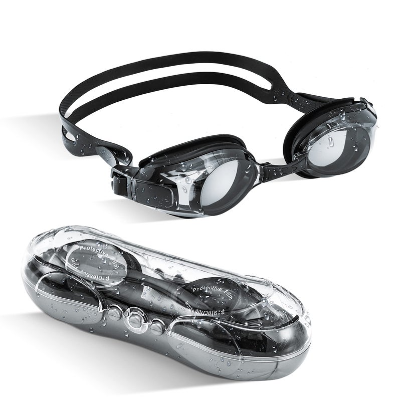 AUTOR Short Sighted Swim Goggles, Swimming Goggles, Short Sighted Swimming Goggles for Men Women Adult Junior (-7.0) - Image 1