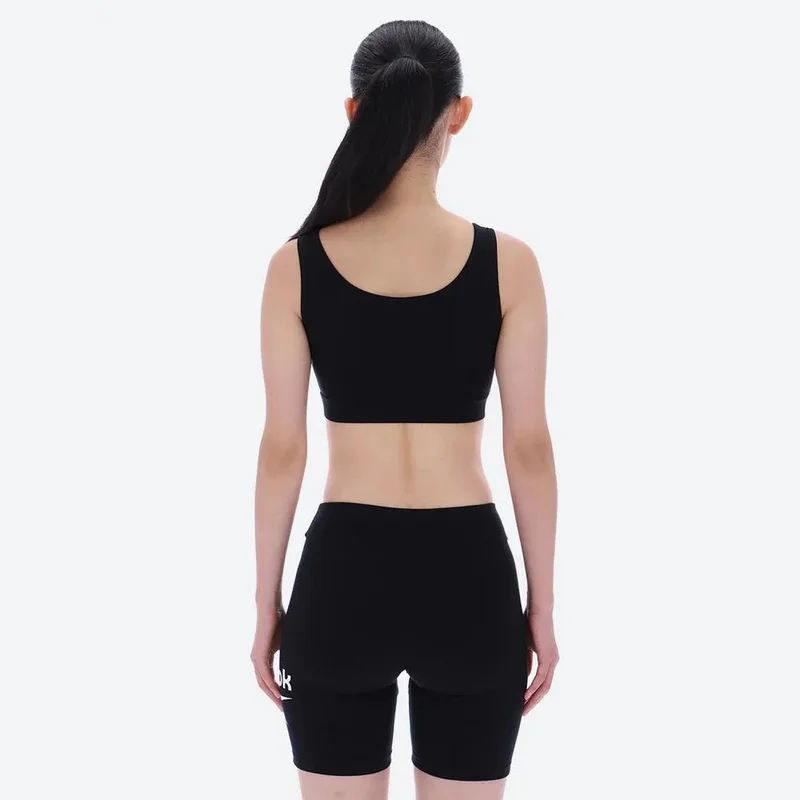 Reebok Black Reebok Luna Scoop Neck Small Logo Women's Bra Top - Black for Women | Best Price UAE