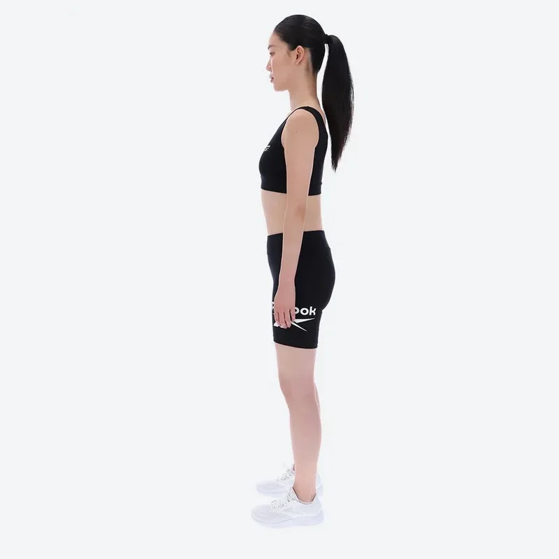Reebok Black Reebok Luna Scoop Neck Small Logo Women's Bra Top - Black for Women | Best Price UAE