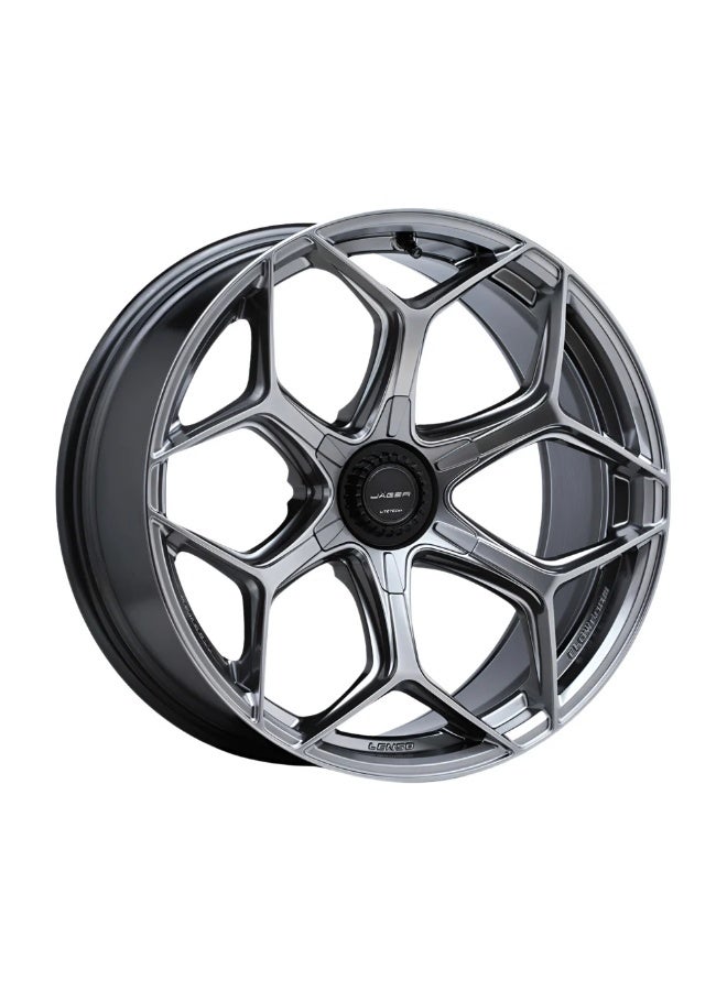 جنط فاموس-6 مقاس 20x9 مسامير 6x139.7 إزاحة ET15 سنتر CB106 – لون هايبر بلاك (HB)