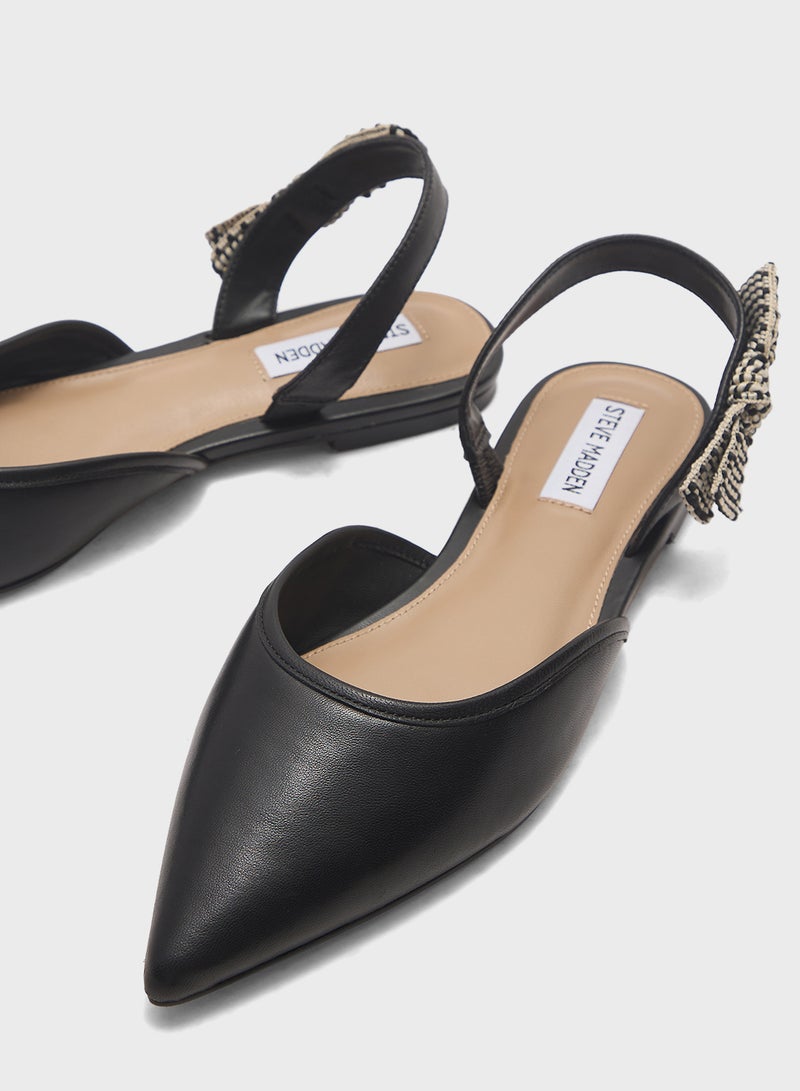 STEVE MADDEN Landfall Buckle Strap Closed Toe Ballerinas  - Image 4