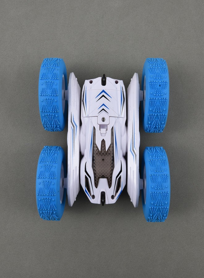 Remote Control Car, 2.4 GHz 4WD Amphibious Waterproof Stunt Car Gesture Sensing Remote Control Boat All Terrain Land Water Boat with Cool Lights Gifts for Kids Boys Girls - Image 4