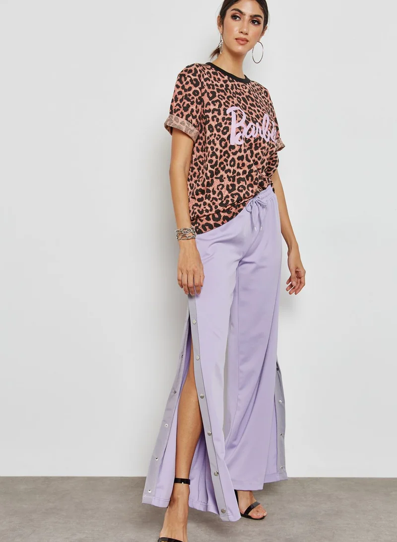 Missguided MG Barbie Leopard Print T-shirt