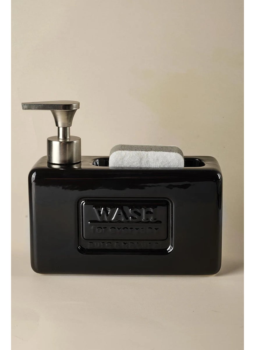 kitchen Line Ashley Porcelain Liquid Soap Dispenser 750 ml  - Image 1